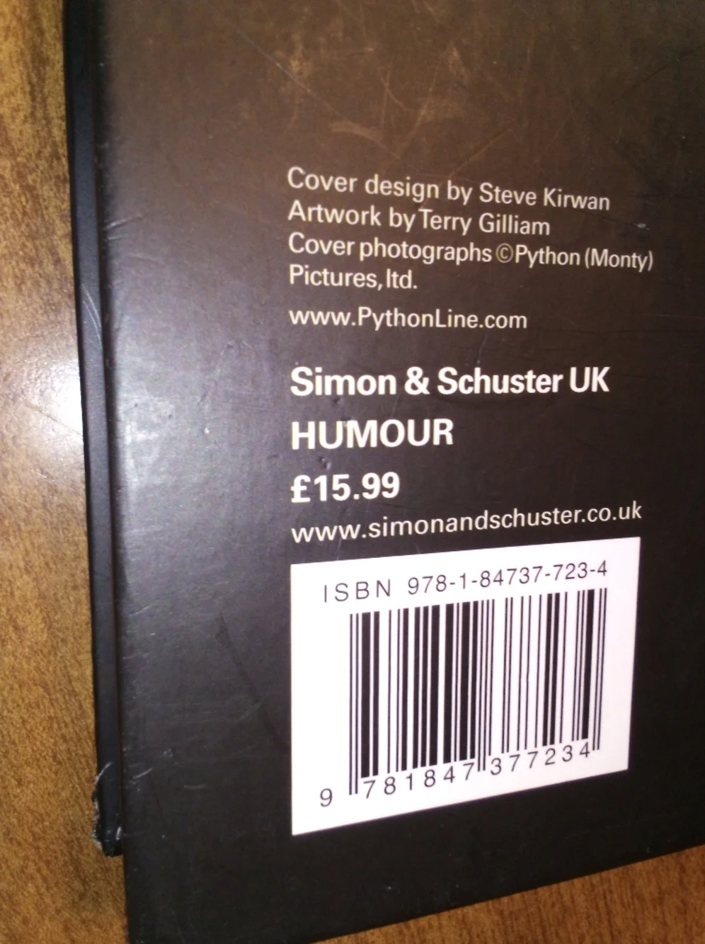 Monty Python Live 40th Anniversary 2009 Eric Idle Simon & Schuster Hardcover - Picture 4 of 10